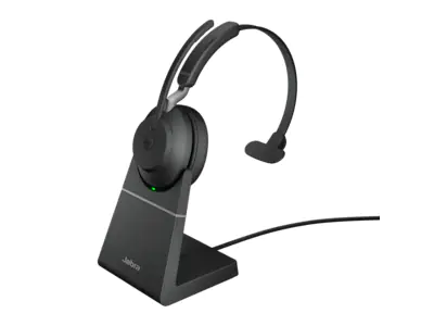 Jabra Evolve2 65, Link380a MS Mono Stand Black