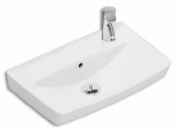 Ifö Spira vask lige 50cm 15017 - montering hægte/alm. Bæring, hanehul højre dybde 310