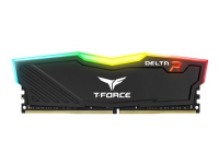 T-Force DELTA RGB - DDR4 - modul - 16 GB - DIMM 288-pin - 3200 MHz / PC4-25600 - CL16 - 1.35 V - ikke-bufret - ikke-ECC - svart