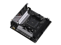 ASRock B550 Phantom Gaming-ITX/ax - Hovedkort - mini-ITX - Socket AM4 - AMD B550 Chipset - USB-C Gen2, USB 3.2 Gen 1, USB 3.2 Gen 2 - 2.5 Gigabit LAN, Wi-Fi, Bluetooth - innbygd grafikk (CPU kreves) - HD-lyd (8-kanalers)
