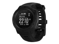 Garmin Instinct - Tactical Edition - svart - sportsur med bånd - silikon - svart - monokrom - Bluetooth, ANT+ - 52 g