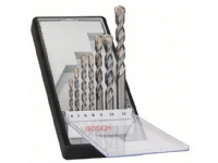 Bosch Accessories 2607010545 Hårdmetal Beton-spiralbor-sæt 7 dele 4 mm, 5 mm, 6 mm, 6 mm, 8 mm, 10 mm, 12 mm Cylinderskaft 1 Set