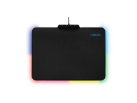 LogiLink ID0155, Sort, Monoton, Gummi, USB-strøm, Musematte til gaming