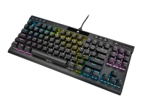 CORSAIR CHAMPION Series K70 RGB TKL - Tastatur - bakgrunnsbelyst - USB - USA - tastsvitsj: CHERRY MX Red