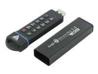 Apricorn Aegis Secure Key 3.0 - USB-flashstasjon - kryptert - 1 TB - USB 3.0 - FIPS 140-2 Level 3 - TAA-samsvar