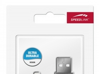 SPEEDLINK SL-710200-BK, 1 m, Lightning, USB A, Sort, Rett, Rett