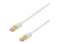 DELTACO - Koblingskabel - RJ-45 (hann) til RJ-45 (hann) - 15 m - SFTP - CAT 7 - halogenfri - hvit