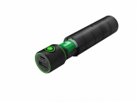 Led Lenser Flex3, Sort, Grønn, Universell, IP65, Lithium-Ion (Li-Ion), 3400 mAh, USB
