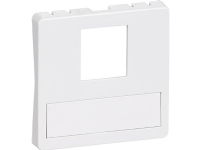 LAURITZ KNUDSEN Afdækning for FUGA T1 dataudtag, 1x Actassi konnektor, 1 modul, farve: hvid