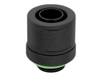 CORSAIR Hydro X Series XF Compression Fitting - Armatur for væskekjølesystem - svart (en pakke 4)