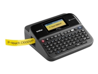 Brother P-Touch PT-D600VP - Etikettmaker - S/H - termotransfer - Rull (2,4 cm) - 180 x 360 dpi - inntil 30 mm/sek - kutter - 7-linjers utskrift