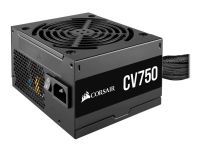 CORSAIR CV Series CV750 - Strømforsyning (intern) - ATX12V 2.31/ EPS12V 2.92 - 80 PLUS Bronze - AC 100-240 V - 750 watt - Europa - svart pulverjakke