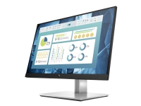 HP E22 G4 - E-Series - LED-skjerm - 22 (21.5 synlig) - 1920 x 1080 Full HD (1080p) @ 60 Hz - IPS - 250 cd/m² - 1000:1 - 5 ms - HDMI, VGA, DisplayPort - svart - reklame