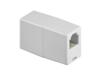 goobay Netværksadapter Hvid / RJ45 - RJ45 / Netværkskobling / Forlænger