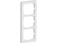 LAURITZ KNUDSEN FUGA® ramme Baseline 63 3 modul, hvid.