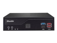 Shuttle XPC slim DH470C - Barebone - Slim-PC - LGA1200-sokkel - Intel H470 - ingen CPU - RAM 0 GB - GigE - svart
