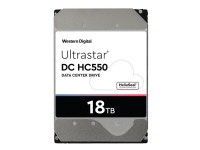 WD Ultrastar DC HC550 WUH721818ALE6L4 - Harddisk - 18 TB - intern - 3.5 - SATA 6Gb/s - 7200 rpm - buffer: 512 MB