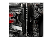 Patriot Extreme Performance Viper Steel - DDR4 - sett - 16 GB: 2 x 8 GB - DIMM 288-pin - 3733 MHz / PC4-29800 - CL17 - 1.35 V - ikke-bufret - ikke-ECC - rødmetallsgrå