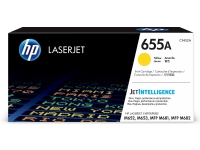 HP 655A gul original LaserJet-tonerkassett, 10500 sider, Gult, 1 stykker