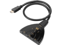 Techly 360042 Przelacznik HDMI 3x1 4K 30Hz Pigtail