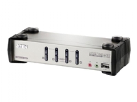 ATEN CS1734B - KVM / lyd / USB-svitsj - 4 x KVM/lyd/USB - stasjonær