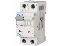 EATON Automatsikring, 2 Polet, 16A, C-Karakteristik, 6 kA, 230 V, bredde 2 moduler