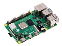 Raspberry Pi 4 Model B - Enkeltbrettsdatamaskin - Broadcom BCM2711 / 1.5 GHz - RAM 8 GB - 802.11a/b/g/n/ac, Bluetooth 5.0