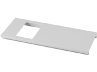 HAGER Lågudsnit 1SE/BR 130 PG enkelt stikkontakt Fuga Længde 250 mm, hulstart 40 mm Perlegrå ral 7035 plast