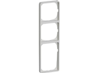 LAURITZ KNUDSEN FUGA® ramme Baseline 50 3,5 modul, lysegrå.