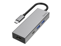 Hama Multiport Adapter - Dokkingstasjon - USB-C 3.2 Gen 1 - HDMI