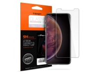 Spigen 063GL24514, Blank skjermbeskytter, Mobiltelefon/smarttelefon, Apple, iPhone XS, Riperesistent, Gjennomsiktig