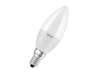 OSRAM STAR CLASSIC B - LED-lyspære - form: B39 - mattslipt finish - E14 - 7.5 W (ekvivalent 60 W) - klasse F - varmt hvitt lys - 2700 K