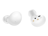 Samsung Galaxy Buds2 - True wireless-hodetelefoner med mikrofon - i øret - Bluetooth - aktiv støydemping - hvit - for Galaxy A72, A72 5G, S20, S21, S21 5G, S21+ 5G, S22, Watch4, Z Flip3 5G, Z Fold3 5G