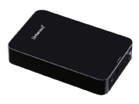 Intenso Memory Center - Harddisk - 8 TB - ekstern (stasjonær) - 3.5 - USB 3.0 - 5400 rpm - buffer: 32 MB - svart