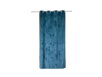 Domoletti Curtain Velvet Teal/Rings 140X250 N