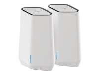 NETGEAR Orbi Pro WiFi 6 - AX5400 Tri-Band WiFi System - Wi-Fi-system (ruter, utvider) - inntil 5000 kvadratfot - maske - GigE - 802.11a/b/g/n/ac/ax - Trippelbånd