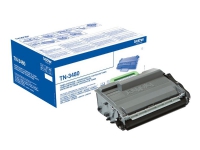 Brother TN3480 - Høy ytelse - svart - original - tonerpatron - for Brother HL-L5000, L5050, L5100, L5200, L6450, MFC-L5700, L5750, L6800, L6900, L6950, L6970