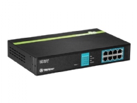 TRENDnet TPE TG81g GREENnet PoE+ Switch - Switch - 8 x 10/100/1000 (PoE+) - stasjonær, rackmonterbar - PoE+ - AC 90 - 260 V