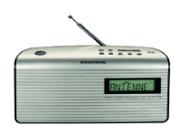 Grundig Music BP 7000 DAB+, Bærbar, Analog og digital, DAB,DAB+,FM, 9 cm, LCD, Svart, Perle