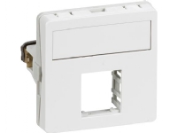 LAURITZ KNUDSEN Dataudtag FUGA T1 - 1 modul, for 1 stk. Actassi konnektor, farve: hvid