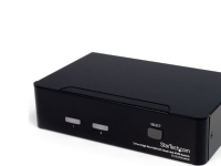 StarTech.com 2 Port DVI KVM Switch - USB DVI Dual Link - Hot-key & Audio Support - 2560x1600 @ 60Hz KVM Switch - KVM Video Switch (SV231DVIUAHR) - KVM / lyd / USB-svitsj - 2 x KVM/lyd/USB - 1 lokalbruker - stasjonær - for P/N: IM12D1500P, SVA12M2NEUA
