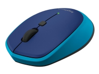 Logitech M335 - Mus - trådløs - 2.4 GHz - USB trådløs mottaker - blå