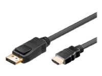 goobay - Adapterkabel - DisplayPort hann til HDMI hann - 2 m - skjermet