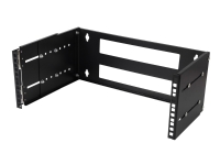 DELTACO 19-DTSR0204 - Rack-brakett - veggmonterbar - svart - 4U - 19