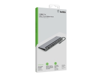 Belkin CONNECT 11-in-1 - Multiportdokk - USB-C - VGA, HDMI, DP - GigE