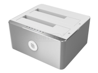 Unitek Y-3026 - HDD-dokkestasjon med klonefunksjon - brønner: 2 - 2,5 / 3,5 delt - SATA 6Gb/s - USB 3.0