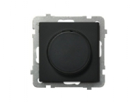 Ospel LP-8R/m/33, Dimmer og bryter, Svart, IP20, 71 mm, 50 mm, 71 mm