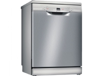 Bosch Serie 2 SGS2HVI20E, Frittstående, Full størrelse (60 cm), Rustfritt stål, Rustfritt stål, Knapper, Skuff