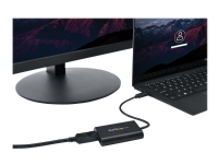 StarTech.com USB 3.0 to DisplayPort Adapter - 4K 30Hz - External Video & Graphics Card - Dual Monitor Display Adapter - Supports Windows (USB32DPES2) - DisplayPort-adapter - TAA-samsvar - USB-type A (hann) til DisplayPort (hunn) - USB 3.0 - 20 cm - 4