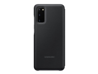 Samsung LED View Cover EF-NG980 - Lommebok for mobiltelefon - svart - for Galaxy S20, S20 5G